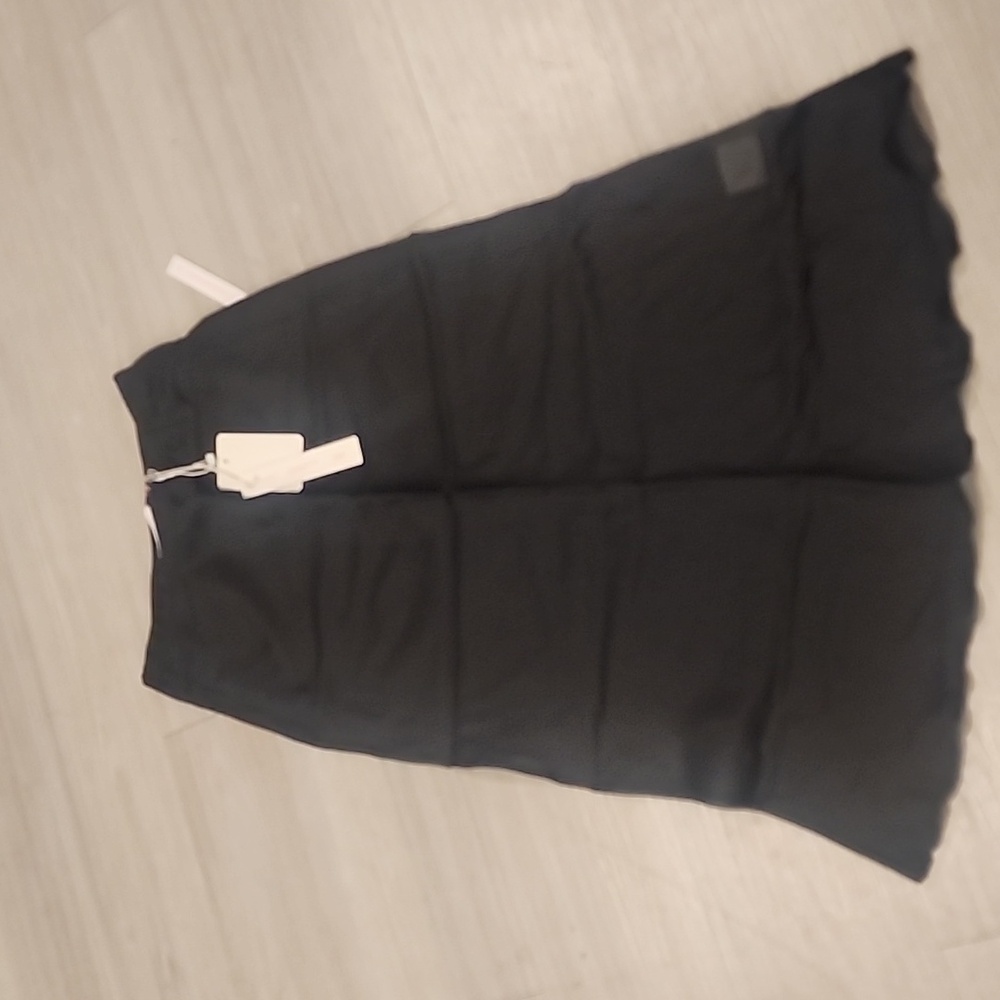 Lisa Says Gah Mesh Black Midi Skirt